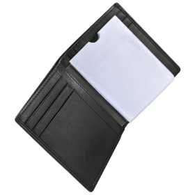 Визитница WENGER Alphubel, цвет черный, 8*1.5*10.5 см (W2-24BLACK) (Кожаная коллекция Wenger)